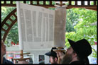 Long Island Community Braves Heat Wave to Welcome New Torah Scroll